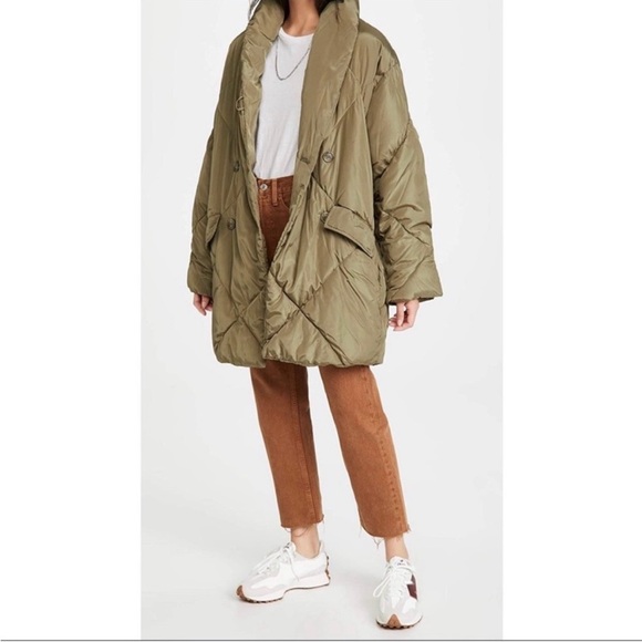 Free People Jackets & Blazers - Free People Ella Quilted Puffer Coat Size XS/ oversized da/s/m/even L